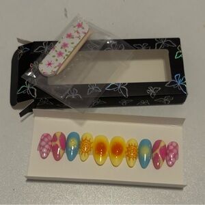 Colorful Press on nails